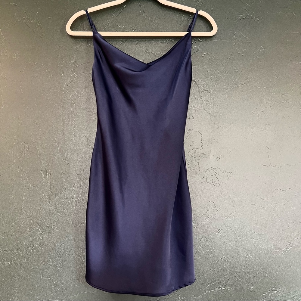 Urban Outfitters Mallory Cowl Neck Slip Dress